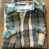 画像10021：★SEARSシアーズヴィンテージオンブレシャツ赤黒ＸＬ★ピルグリムペニーズタウンクラフトＵＳＡ製アメリカ製★古着屋オクトパスホールド★