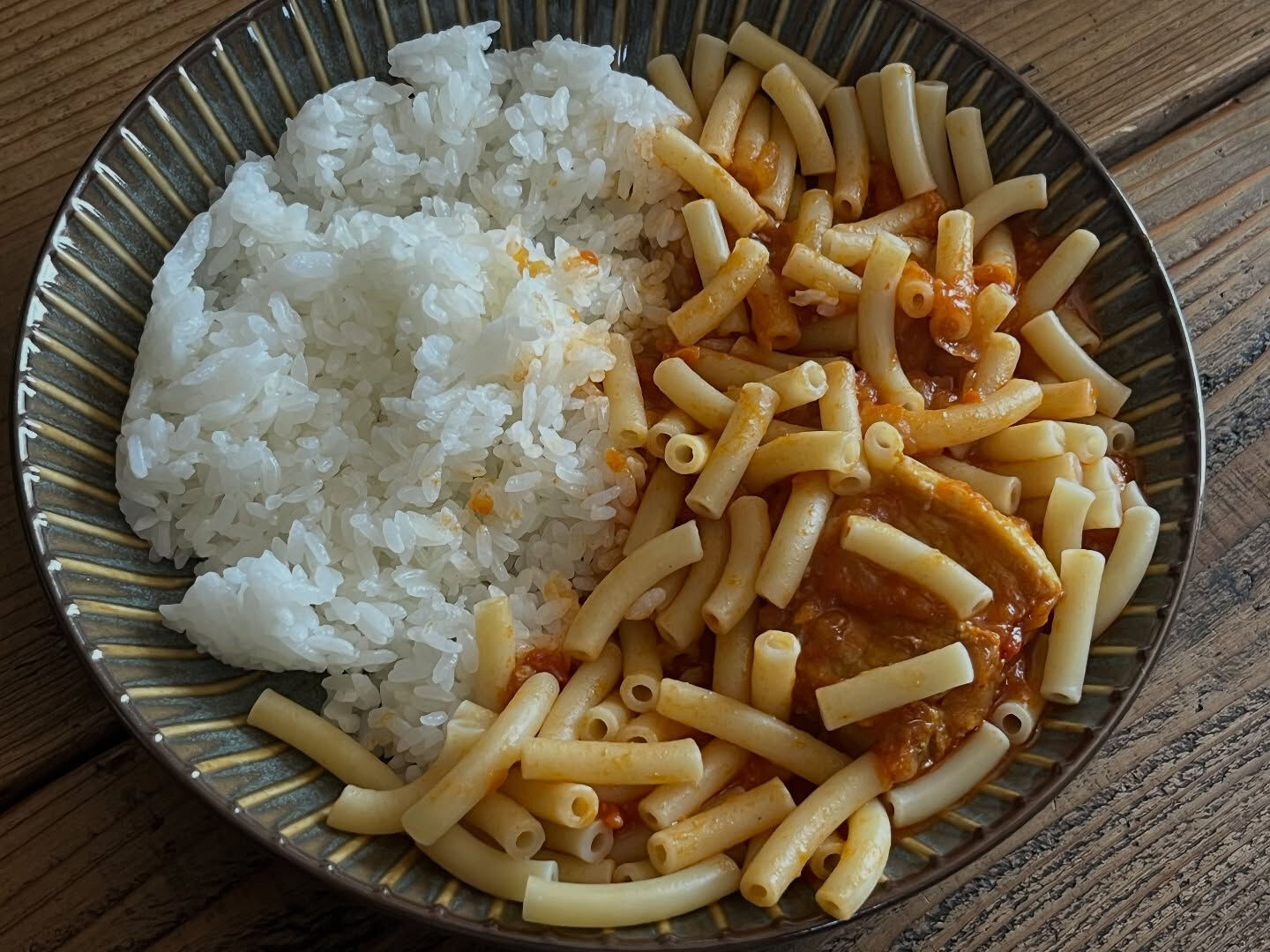 マカロニカレーライス🍛