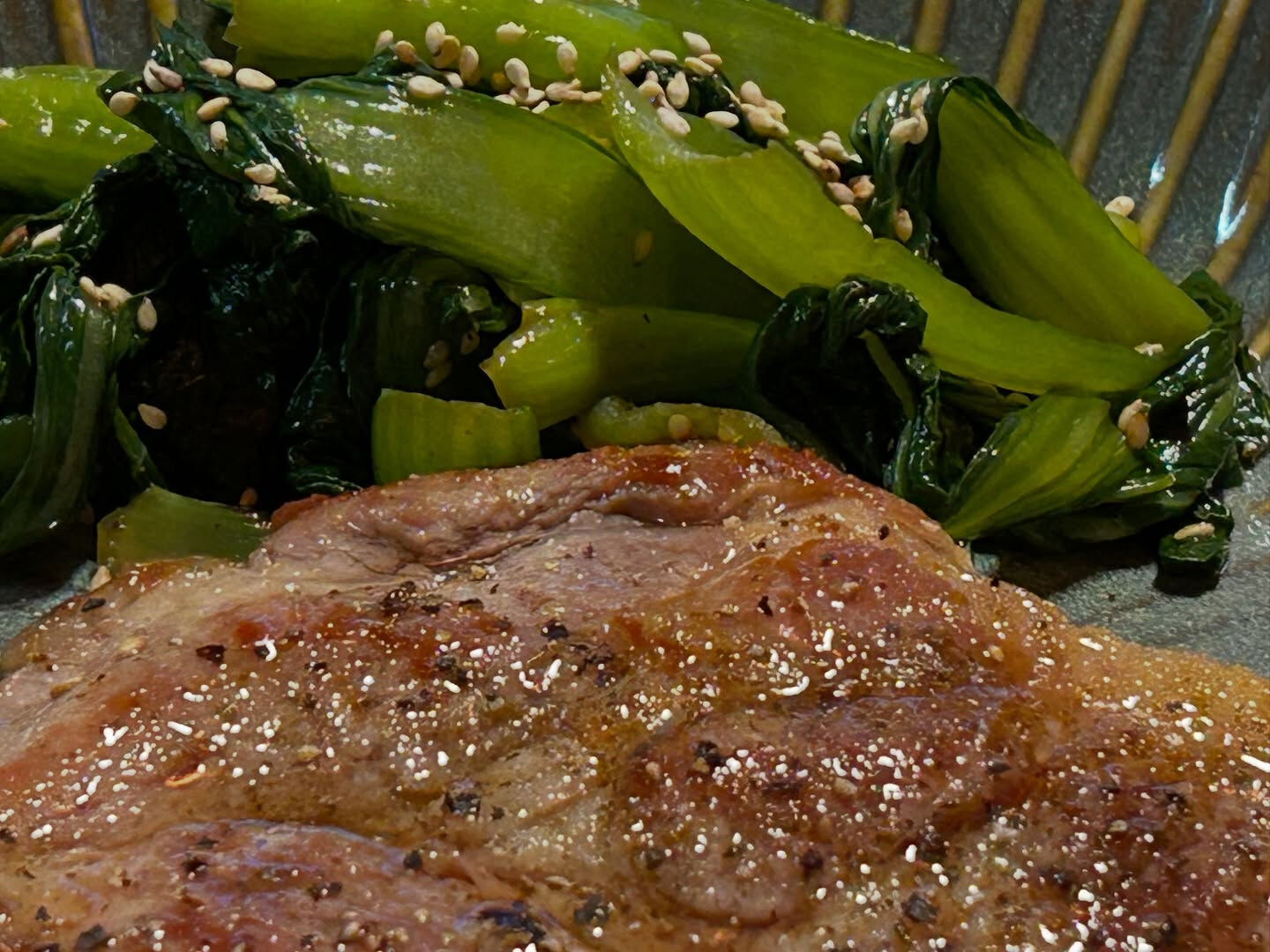 シンプルなポークステーキ🥩