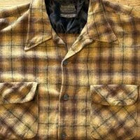 画像9172：★SEARSシアーズヴィンテージオンブレシャツ赤黒ＸＬ★ピルグリムペニーズタウンクラフトＵＳＡ製アメリカ製★古着屋オクトパスホールド★