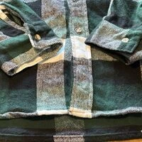 画像9455：★SEARSシアーズヴィンテージオンブレシャツ赤黒ＸＬ★ピルグリムペニーズタウンクラフトＵＳＡ製アメリカ製★古着屋オクトパスホールド★