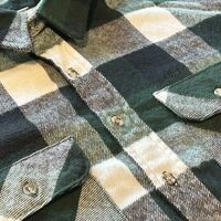 画像9457：★SEARSシアーズヴィンテージオンブレシャツ赤黒ＸＬ★ピルグリムペニーズタウンクラフトＵＳＡ製アメリカ製★古着屋オクトパスホールド★