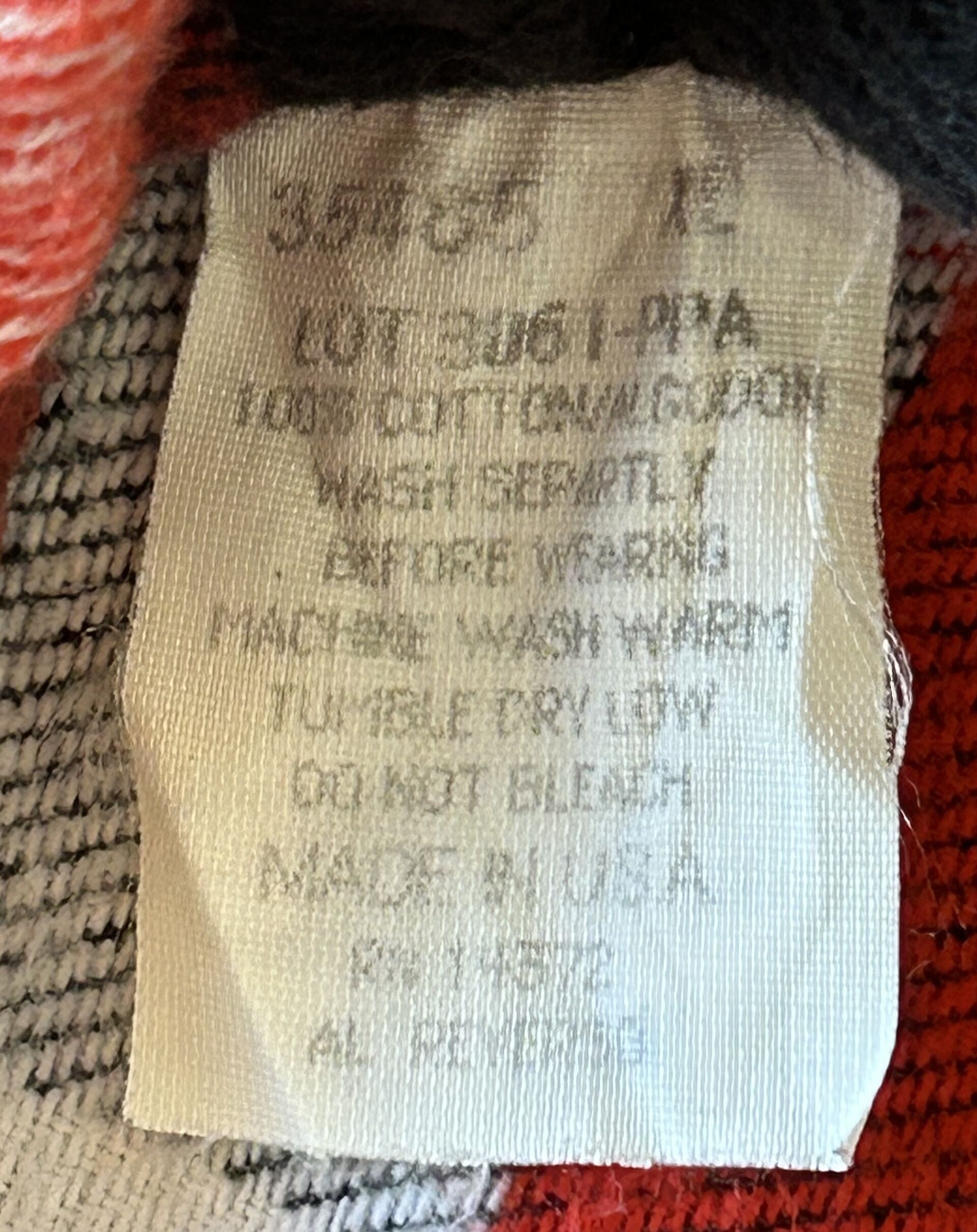 ★SEARSシアーズヴィンテージオンブレシャツ赤黒ＸＬ★ピルグリムペニーズタウンクラフトＵＳＡ製アメリカ製★古着屋オクトパスホールド★