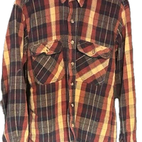 画像9634：★SEARSシアーズヴィンテージオンブレシャツ赤黒ＸＬ★ピルグリムペニーズタウンクラフトＵＳＡ製アメリカ製★古着屋オクトパスホールド★