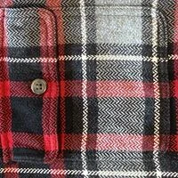 画像9776：★SEARSシアーズヴィンテージオンブレシャツ赤黒ＸＬ★ピルグリムペニーズタウンクラフトＵＳＡ製アメリカ製★古着屋オクトパスホールド★