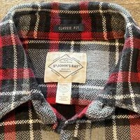 画像9778：★SEARSシアーズヴィンテージオンブレシャツ赤黒ＸＬ★ピルグリムペニーズタウンクラフトＵＳＡ製アメリカ製★古着屋オクトパスホールド★