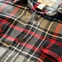 画像9780：★SEARSシアーズヴィンテージオンブレシャツ赤黒ＸＬ★ピルグリムペニーズタウンクラフトＵＳＡ製アメリカ製★古着屋オクトパスホールド★