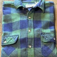 画像9823：★SEARSシアーズヴィンテージオンブレシャツ赤黒ＸＬ★ピルグリムペニーズタウンクラフトＵＳＡ製アメリカ製★古着屋オクトパスホールド★