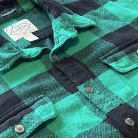 画像9956：★SEARSシアーズヴィンテージオンブレシャツ赤黒ＸＬ★ピルグリムペニーズタウンクラフトＵＳＡ製アメリカ製★古着屋オクトパスホールド★